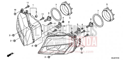 PROJECTEUR CBF1000FAC de 2012